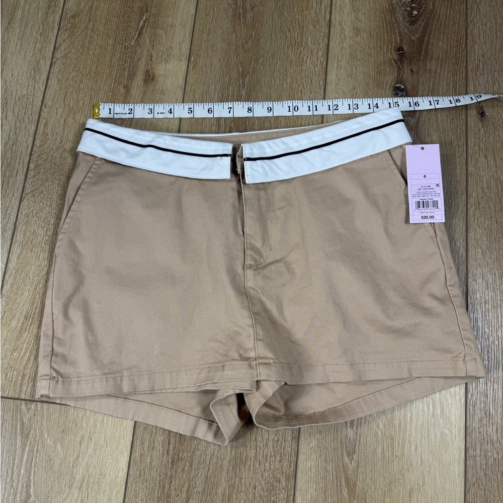 Wild Fable Fold Over Waistband Khaki Skort Women’s Size 6 - Picture 4 of 10